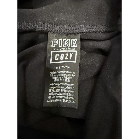 PINK Victoria’s Secret Black Cozy Leggings – Soft Stretch Lounge Activewear - Picture 5 of 7